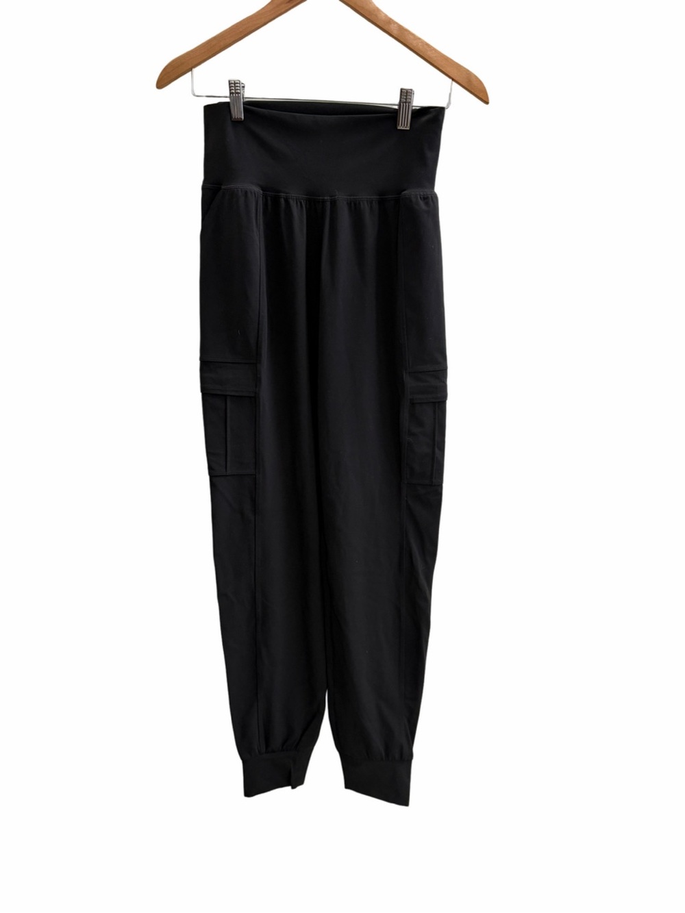 ATHLETA Salutation Cargo Jogger Pants Black Size Small Tall